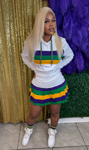 Plus Size Mardi Gras Skorts (Skort Only)