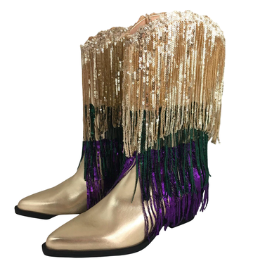 Mardi Gras Boots