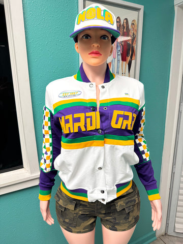 Unisex Nascar Mardi Gras Jacket