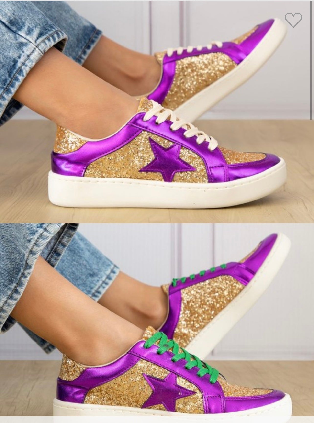 Mardi Gras Tennis Shoes