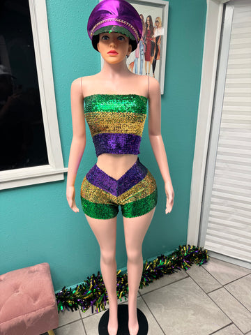 Mardi Sequins Shorts (Only)