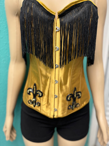 ⚜️ Saints Bustier Tops-(3-4 Day Turn Around)