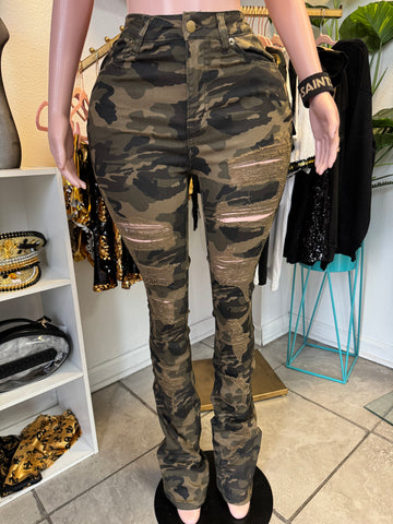 Stacked Distressed Camo
