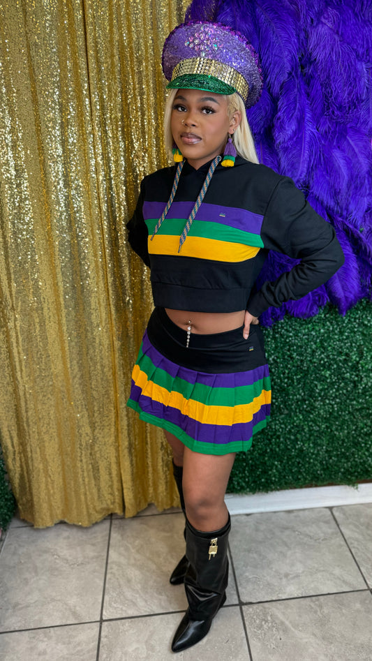 Plus Size Mardi Gras Skorts (Skort Only)