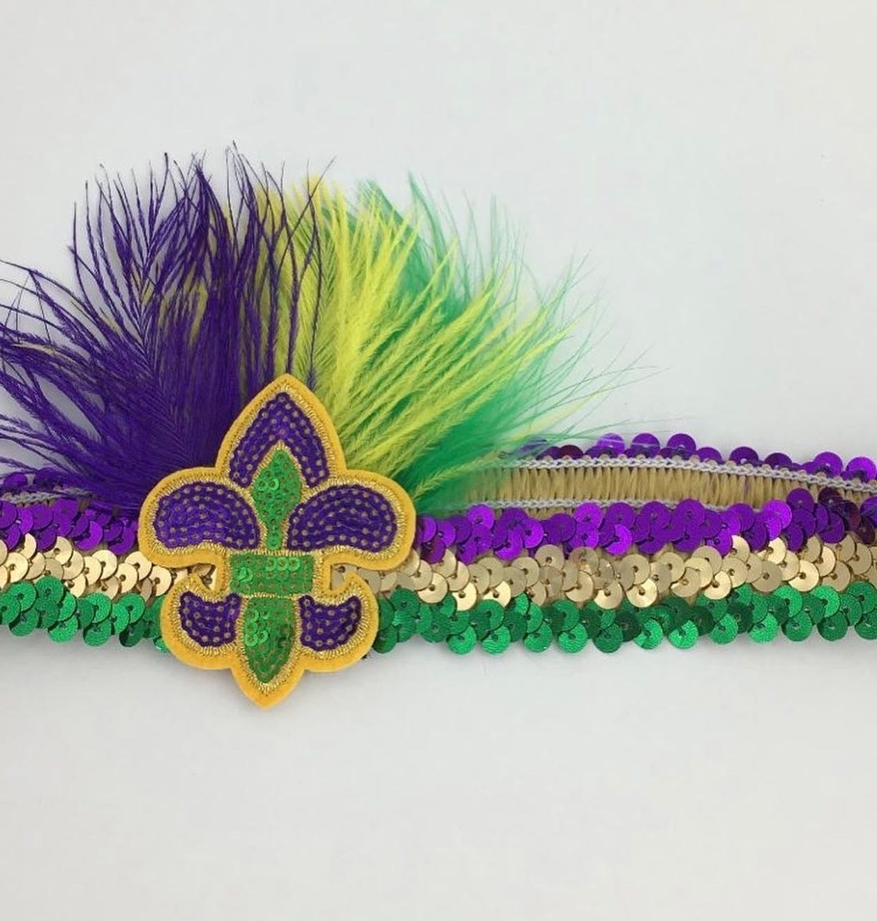 Mardi Gras Headband